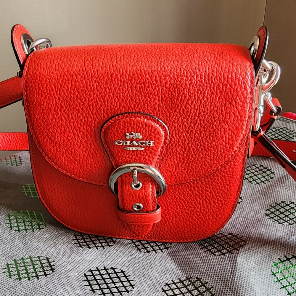 Coach Kleo Red purse